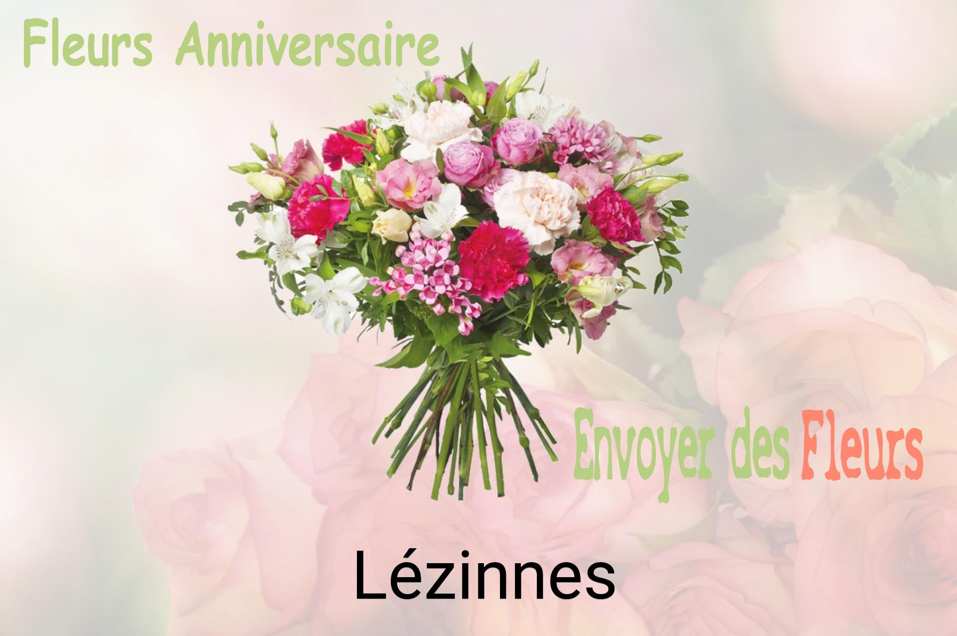 Bouquet de fleurs d’anniversaire livré à Lézinnes