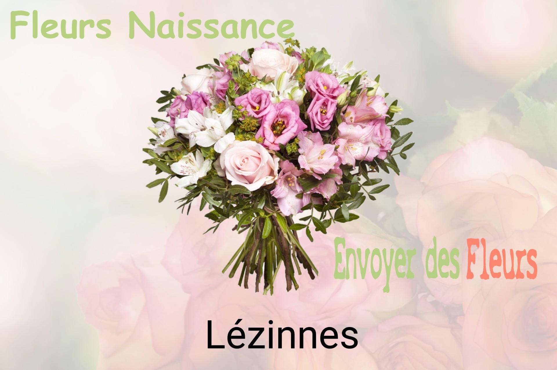 Bouquet de fleurs de naissance livré à Lézinnes